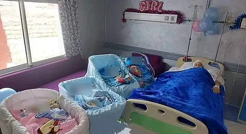 مغربية تضع 4 توائم