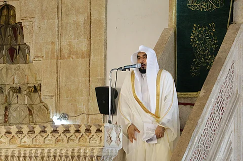 عبدالله الجهني في جامع محمد الفاتح بكوسوفو