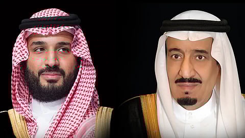 رئيس مجلس القيادة الرئاسي في الجمهورية اليمنية يهنئ قيادة المملكة بيوم التأسيس
