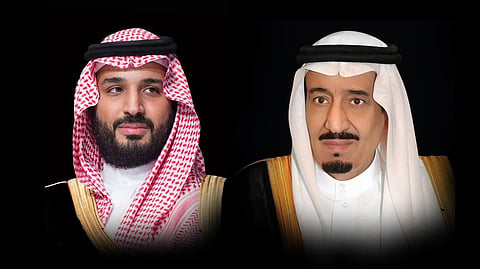 الملك سلمان بن عبدالعزيز وولي العهد الأمير محمد بن سلمان 