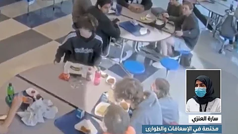 المختصة بالإسعافات والطوارئ سارة العنزي