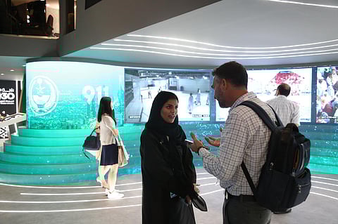 الإدارة العامة للترجمة تشارك في جناح الداخلية بمعرض "جيتكس"