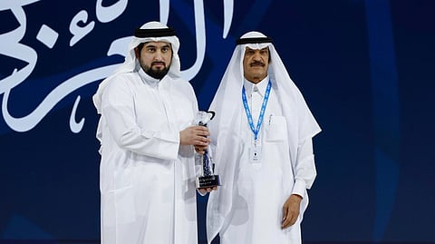 خالد المالك يحصل على جائزة شخصية العام الإعلامية