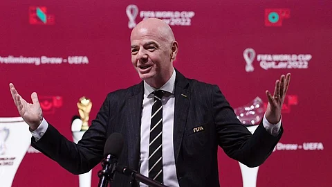 رئيس الاتحاد الدولي لكرة القدم جياني إنفانتينو