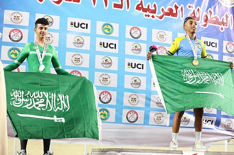 20 ميدالية حصيلة المنتخب السعودي للدراجات في ثالث أيام البطولة العربية