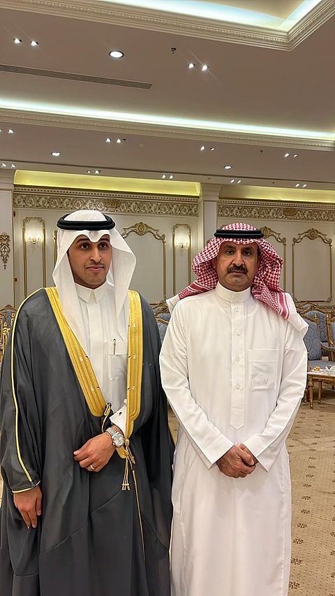 "محمد السويد" يحتفل بزواجه بقاعة القصر الأبيض ببريدة