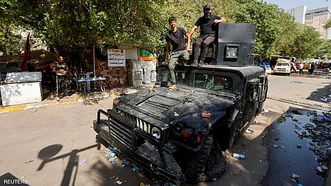 بغداد.. 9 صواريخ على المنطقة الخضراء قبل جلسة انتخاب الرئيس