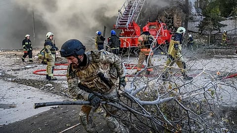 كييف الأوكرانية يوم 17 أكتوبر