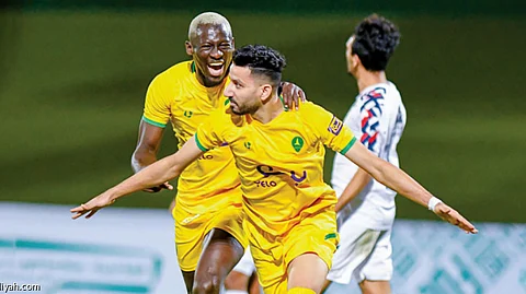 رياض البراهيم لاعب نادي الخليج