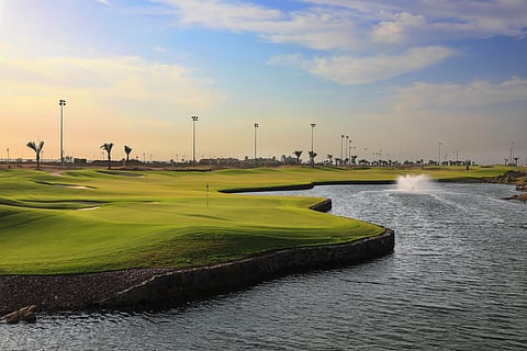 حفرة 18 في نادي وملعب رويال غرينز في جدة