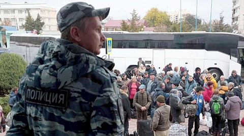 إجلاء سكان خيرسون