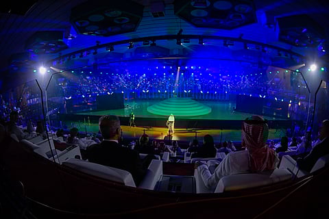 جانب من حفل افتتاح بطولة العالم للأندية لكرة اليد