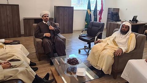 "العنزي" يلتقي ممثلي دار الفتوى بالبرازيل على هامش المؤتمر الدولي لمسلمي أمريكا اللاتينية