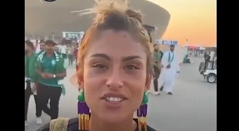 شاهد بالعربي.. ابنة مدرب المنتخب تقدم التهنئة للسعودية بعد الفوز على الأرجنتين