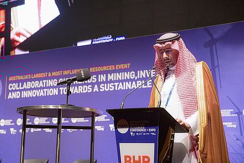 وزير الصناعة والثروة المعدنية بندر بن إبراهيم الخريف