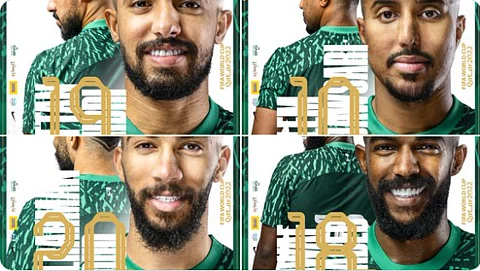 الكشف عن البطاقات الرسمية للاعبي الأخضر في كأس العالم قطر ٢٠٢٢