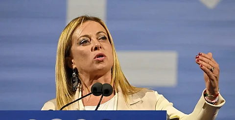 رئيسة الوزراء الإيطالية جورجيا ميلوني