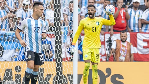 حارس مرمى المنتخب السعودي الأول لكرة القدم محمد العويس