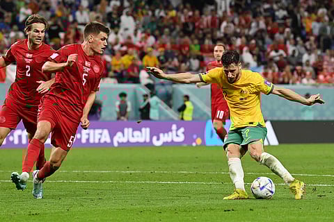 كأس العالم 2022.. أستراليا تبلغ ثمن النهائي بعد تخطيها الدنمارك