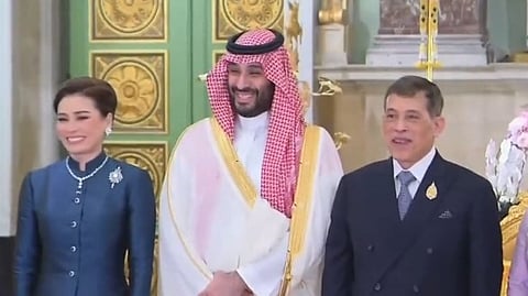 سمو ولي العهد يلتقي ملك مملكة تايلند