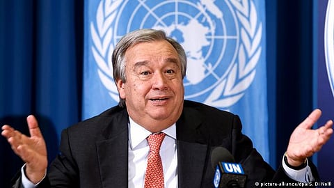 الأمين العام للأمم المتحدة أنطونيو غوتيريس