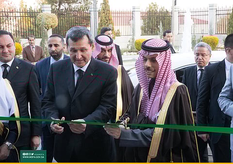 وزير الخارجية يفتتح المبنى الجديد لسفارة المملكة في عشق آباد