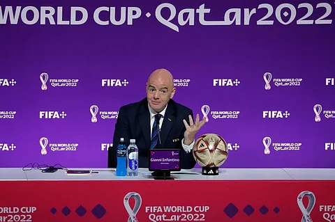 رئيس الاتحاد الدولي لكرة القدم جياني إنفانتينو