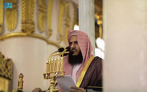 إمام وخطيب المسجد النبوي خالد بن سليمان المهنا
