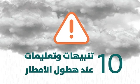 أمانة الرياض تُصدِر 10 تنبيهات للسكان والزوار عند هطول الأمطار