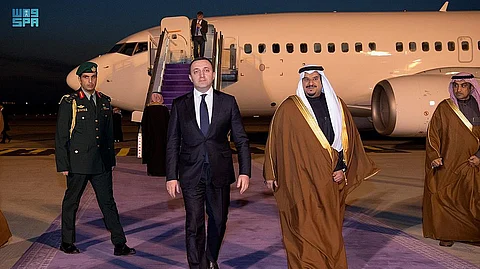 رئيس وزراء جورجيا يصل إلى الرياض