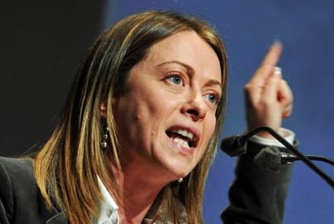 رئيسة وزراء إيطاليا جورجيا مِلوني