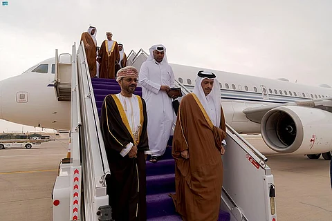 "الخريجي" يستقبل وزيرَي خارجية قطر وسلطنة عُمان لدى وصولهما للرياض