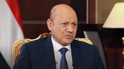 رئيس المجلس الرئاسي اليمني رشاد العليمي