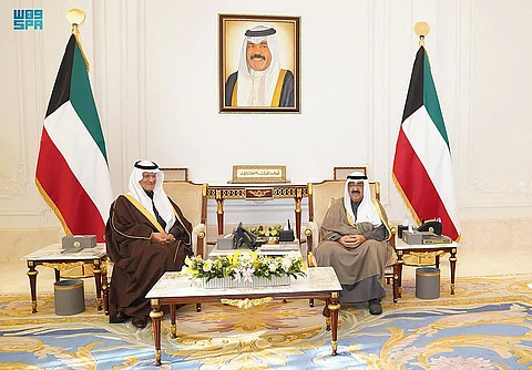 ولي عهد الكويت يستقبل وزير الطاقة