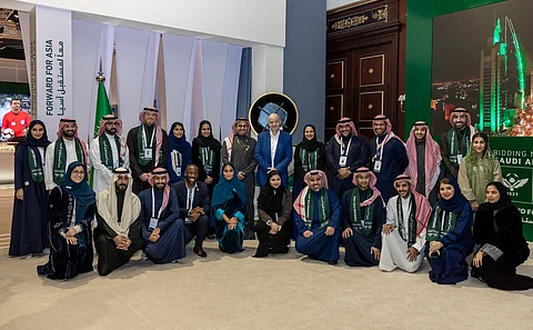 تزامناً مع انعقاد اجتماع الجمعية العمومية 33 للاتحاد الآسيوي.. رئيس "فيفا" يزور "البيت السعودي" بالبحرين