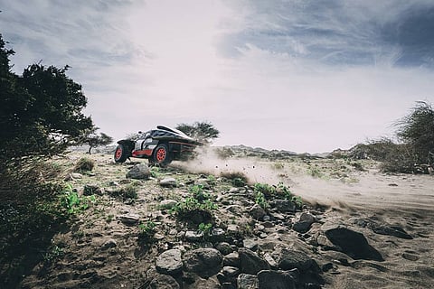 جانب من منافسات رالي داكار السعودية 2023