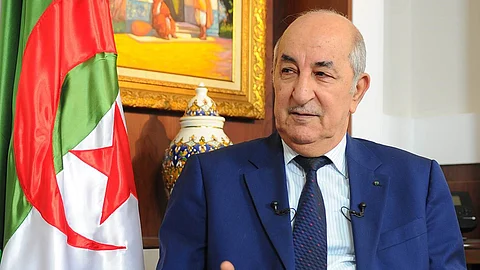 الرئيس الجزائري عبدالمجيد تبون
