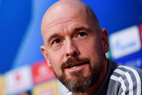 المدير الفني لمانشستر يونايتد الإنجليزي إريك تن هاغ