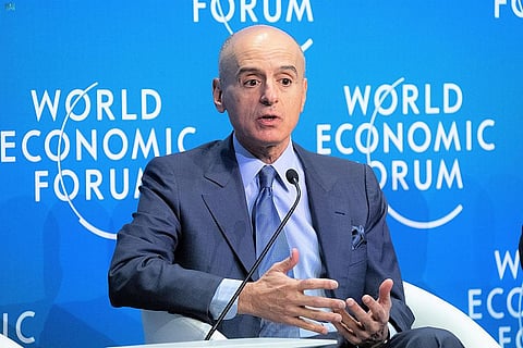 عادل الجبير خلال جلسة حوارية ضمن أعمال المنتدى الاقتصادي العالمي