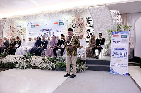 "الندوة العالمية" تنظم احتفالية للزواج الجماعي بإندونيسيا