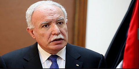 وزير الخارجية الفلسطيني رياض المالكي