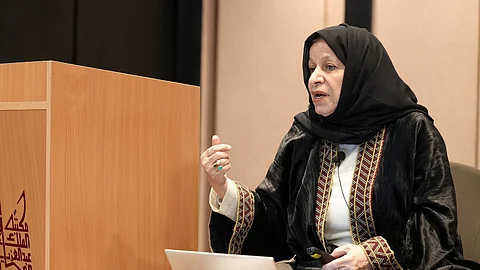 أستاذة الأزياء والمنسوجات التقليدية بجامعة الأميرة نورة بنت عبدالرحمن الدكتورة ليلى البسام