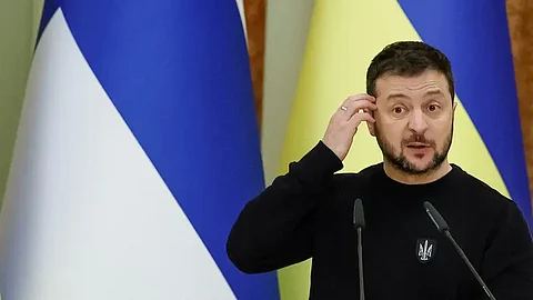 الرئيس الأوكراني فولوديمير زيلينسكي