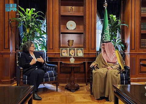 "الجبير" يستقبل "سفيرة فرنسا من أجل سوريا"