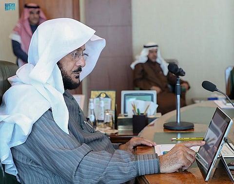 وزير الشؤون الإسلامية والدعوة والإرشاد الشيخ الدكتور عبداللطيف بن عبدالعزيز آل الشيخ