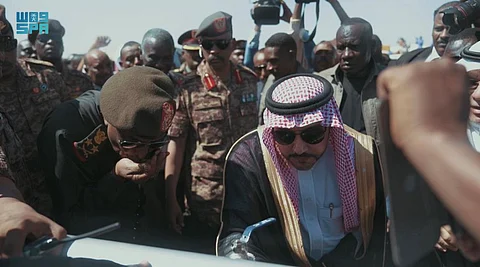 جانب من تدشين مشروع منحة خادم الحرمين الشريفين