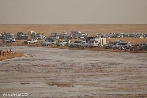 عدسة "سبق" في وادي الرمة .."نهر" صحراوي يزّين القصيم