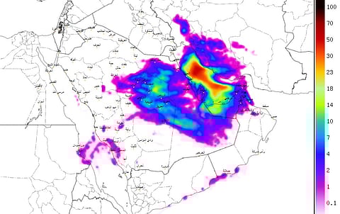 خبير الطقس والمناخ "الحصيني": أمطار وحبات بَرَد مع فرصة سيول على هذه المناطق