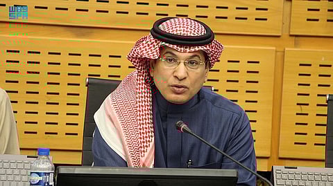 رئيس اتحاد إذاعات الدول العربية والرئيس التنفيذي لهيئة الإذاعة والتلفزيون محمد الحارثي