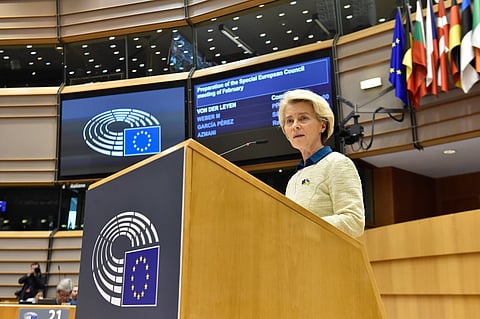 رئيسة المفوضية الأوروبية أورسولا فون دير لايين